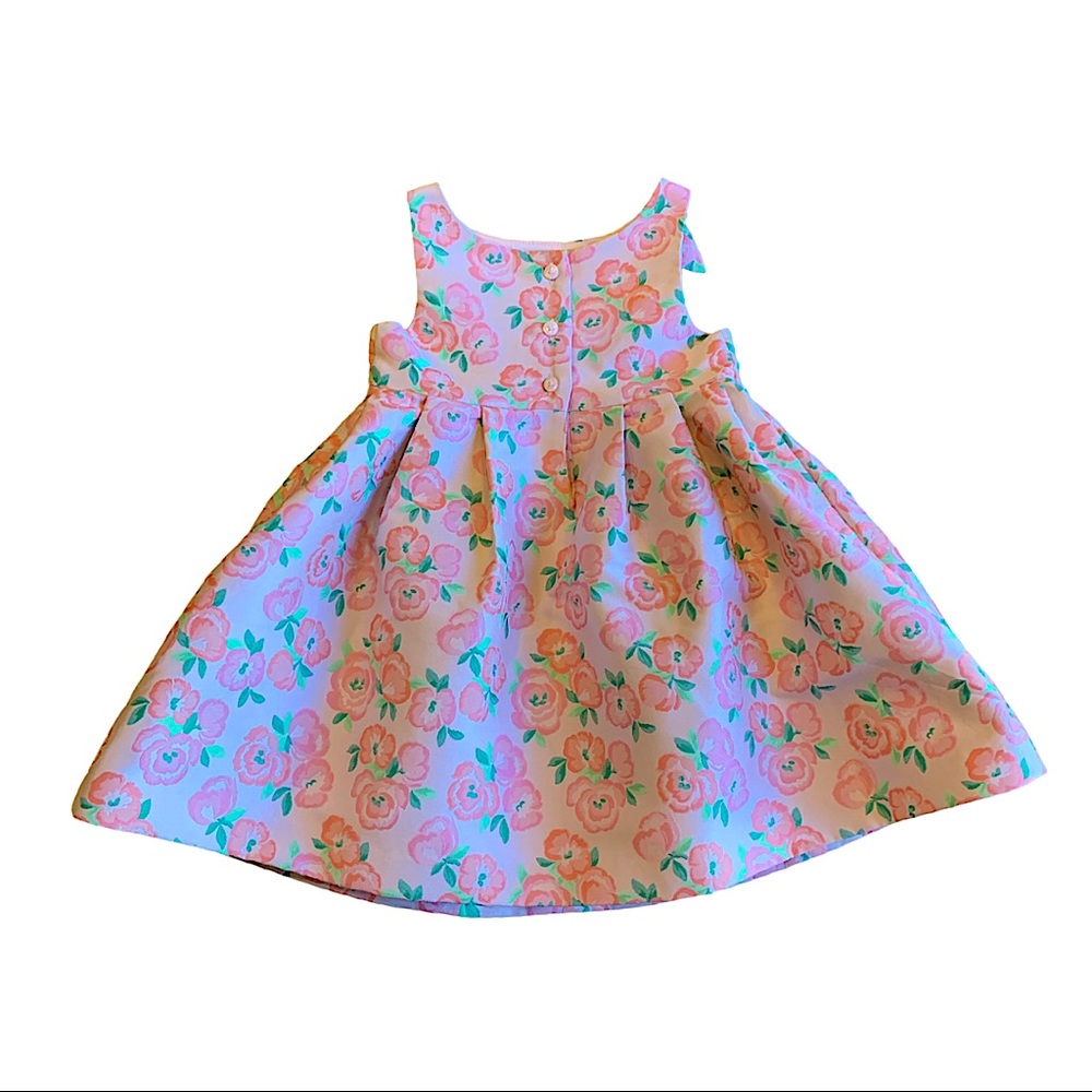 JANIE & JACK Enchanted Valley Pink Floral Jacquard - Picture 11 of 14